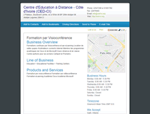 Tablet Screenshot of ced-ci.org